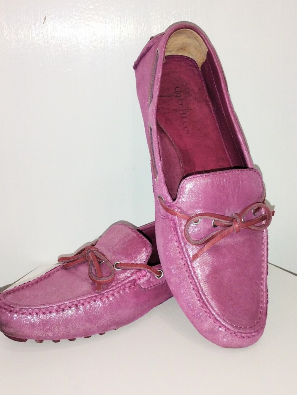 COLE HAAN PINK DRIVERS